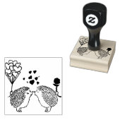 ハリネズミのゴム切手 ラバースタンプ (押印)