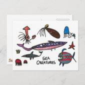 ハリネズミのサム – ジョニーのポストカード#4 ポストカード (正面/裏面)