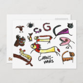 ハリネズミのサム – ジョニーのポストカード#6 ポストカード (正面/裏面)