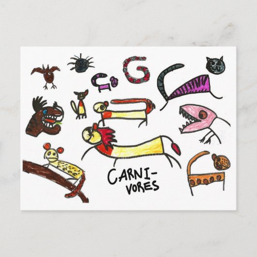 ハリネズミのサム – ジョニーのポストカード#6 ポストカード (正面)