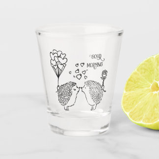 ハリネズミのショットグラス ショットグラス