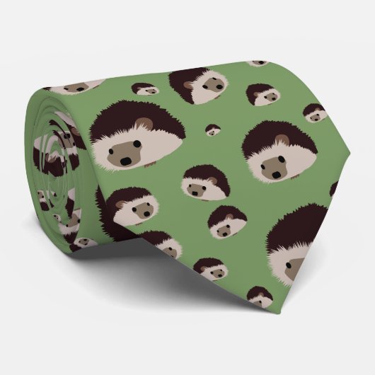 ハリネズミのタイ ネクタイ (ロール)