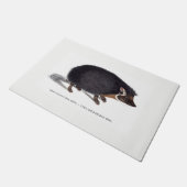 ハリネズミのドア・マット ドアマット (アングル)