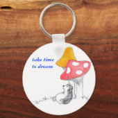 ハリネズミのドリーマー キーホルダー (正面)