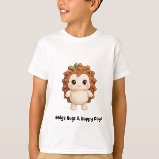 ハリネズミのハグと幸せな日々 キッズTシャツ Tシャツ