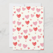 ハリネズミのハグ&キス バレンタインデーのカード シーズンカード (裏面)