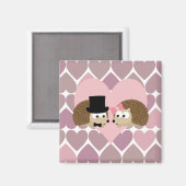 ハリネズミのハート マグネット (正面/裏面)