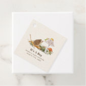 ハリネズミのバッタの森の赤ちゃんシャワー フェイバータグ (インサイチュ)