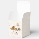 ハリネズミのバッタの森の赤ちゃんシャワー フェイバーボックス (オープン)