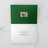 ハリネズミのメリークリスマスウィッシュグリーティングカード シーズンカード (内部)