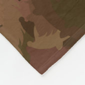 ハリネズミのモダンなカムフラージュ フリースブランケット (角)