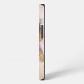 ハリネズミのモノグラム iPhoneケース (左側面)