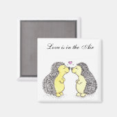 ハリネズミのラブマグネット マグネット (正面/裏面)