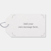 ハリネズミのロマン結婚ティックまたは婚約 ギフトタグ (裏面横)