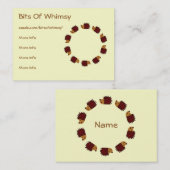 ハリネズミの交差! 名刺 (正面/裏面)