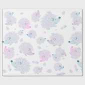 ハリネズミの包装紙 ラッピングペーパー (フラット)