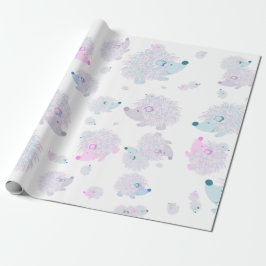 ハリネズミの包装紙 ラッピングペーパー