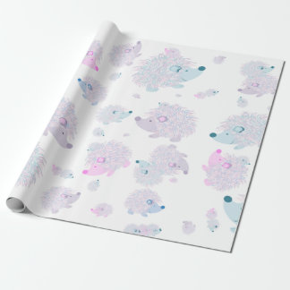 ハリネズミの包装紙 ラッピングペーパー