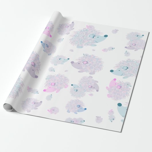 ハリネズミの包装紙 ラッピングペーパー (アンロールド)