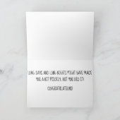 ハリネズミの卒業カードの調査 カード (内部)