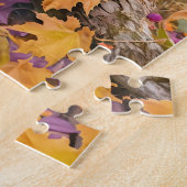 ハリネズミの友人との秋の妖精 ジグソーパズル (側面)