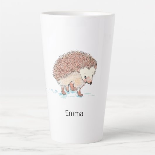 ハリネズミの大冒険 カフェラテマグ (正面)