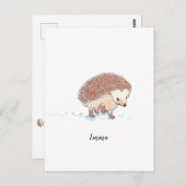 ハリネズミの大冒険 ポストカード (正面/裏面)