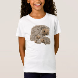 ハリネズミの家族 Tシャツ