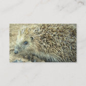 ハリネズミの心配の名刺 名刺 (裏面)