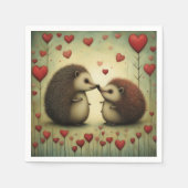ハリネズミの愛1 スタンダードカクテルナプキン (正面)