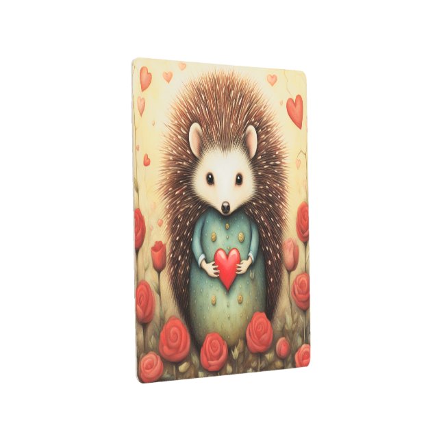 ハリネズミの愛2 メタルプリント (3/4)