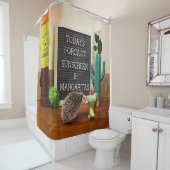 ハリネズミの日焼け止めとマルガリータ シャワーカーテン (インサイチュ)