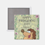 ハリネズミの日2月2日 マグネット (正面/裏面)