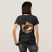 ハリネズミの森のぬくもり Tシャツ (裏面フル)