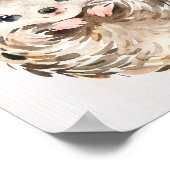 ハリネズミの森のプリントアート ポスター (角)