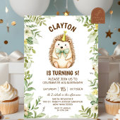 ハリネズミの森の誕生日 招待状