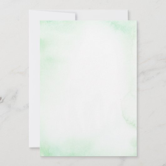 ハリネズミの森の誕生日 招待状 (裏面)