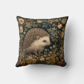 ハリネズミの森ウイリアムモリススタイル クッション (裏面)
