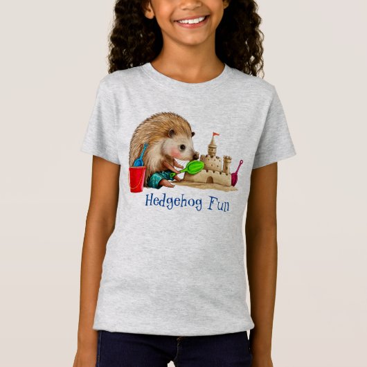 ハリネズミの楽しみ Tシャツ (正面)