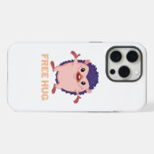 ハリネズミの無料なハグ iPhoneケース (裏面横)