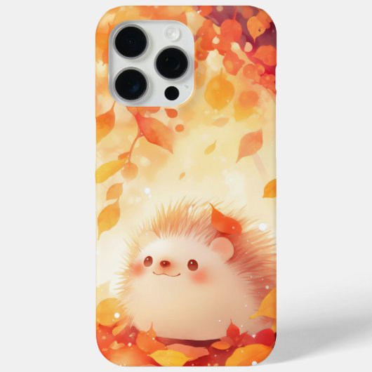ハリネズミの秋のリトリート Case-Mate iPhoneケース (裏面)