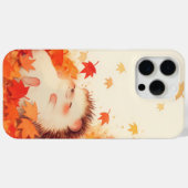 ハリネズミの秋の昼寝 Case-Mate iPhoneケース (裏面 (横))