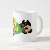 ハリネズミの秋遊は良い ジャンボコーヒーマグカップ (正面右)