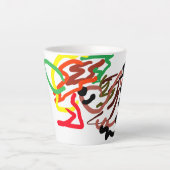 ハリネズミの秋 カフェラテマグ (正面)