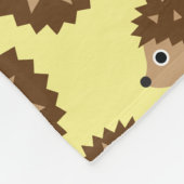 ハリネズミの継ぎ目が無いパターン(ver.2) フリースブランケット (角)