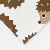 ハリネズミの継ぎ目が無いパターン(ver.6) フリースブランケット (角)