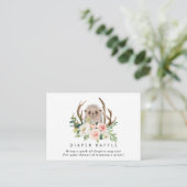 ハリネズミの花のおむつのラッフルのエンクロージャカード エンクロージャーカード (スタンド正面)