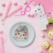 ハリネズミの花 ペーパープレート (パーティー)