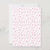 ハリネズミの誕生日パーティー招待状 花輪 招待状 (裏面)