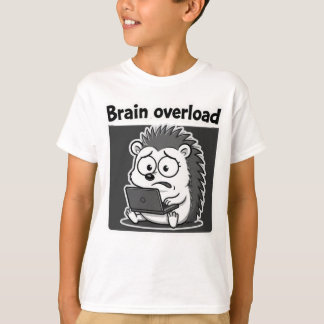ハリネズミの面白い漫画 Tシャツ